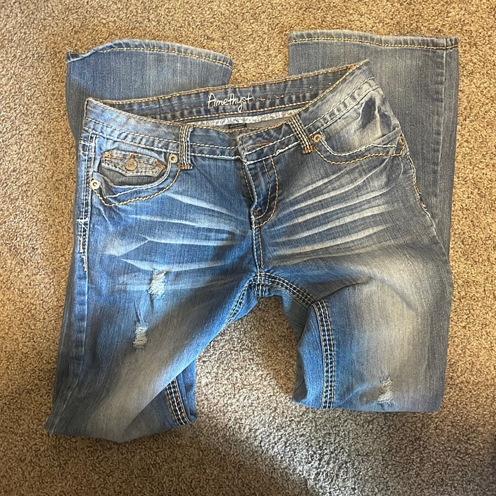Amethyst, size 11 flare jeans